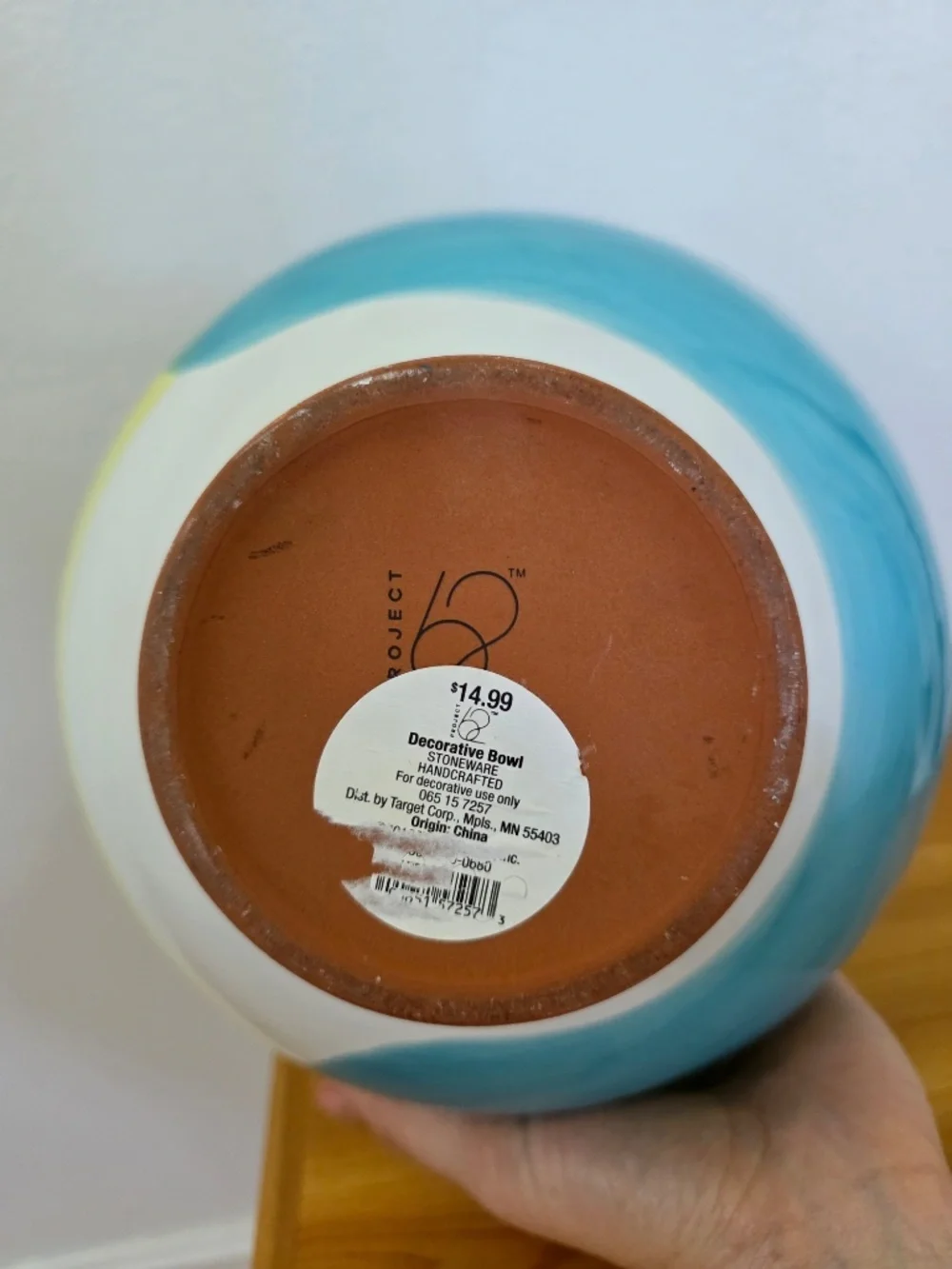 Project 62 Geometric/Abstract Ceramic Bowl